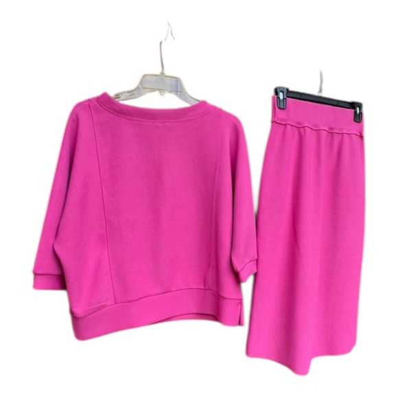 JoH Apparel Matching Top/Midi Pencil Skirt Set Women’s Soft Pink - Picture 1 of 10